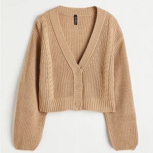 H&M cropped cardigan NWOT